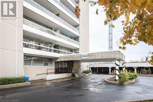 address - 2263 Marine Drive Unit# 1607, Oakville, ON - Outdoor With Balcony