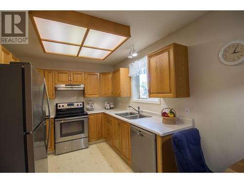 Upper Level Kitchen - 1053 Aldon Road, Kelowna, BC - Indoor Photo Showing Kitchen With Double Sink