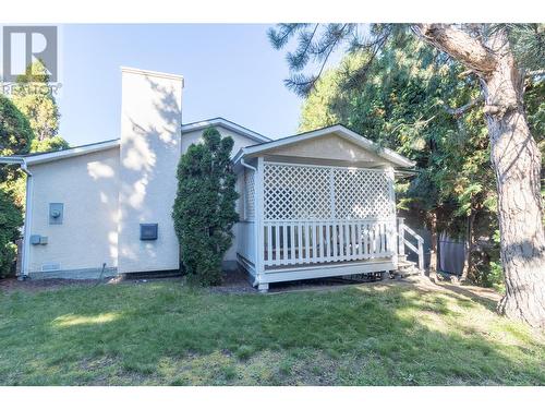 Backyard with Sundeck - 1053 Aldon Road, Kelowna, BC - Outdoor