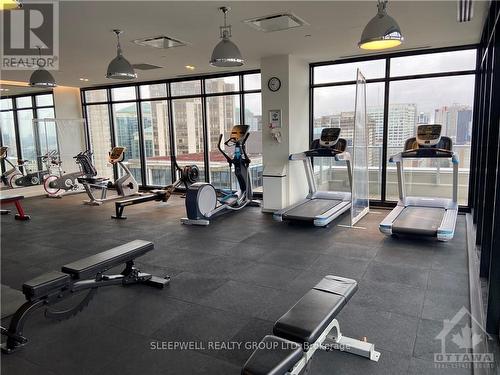 1313 - 255 Bay Street, Ottawa, ON - Indoor Photo Showing Gym Room