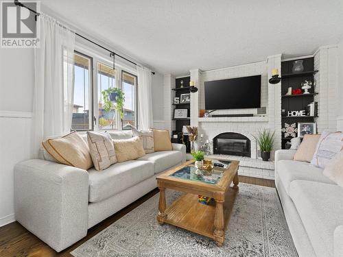 12169 St. Thomas, Tecumseh, ON - Indoor Photo Showing Living Room With Fireplace