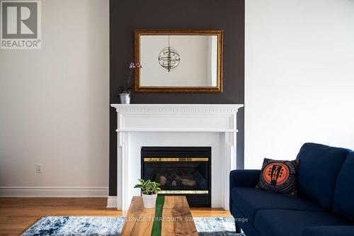 416 Terry Carter Crescent, Newmarket, ON - Indoor Photo Showing Living Room With Fireplace