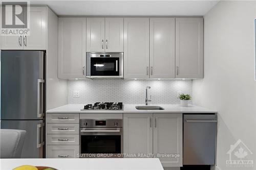 216 - 60 Springhusrt Avenue, Ottawa, ON - Indoor Photo Showing Kitchen With Upgraded Kitchen