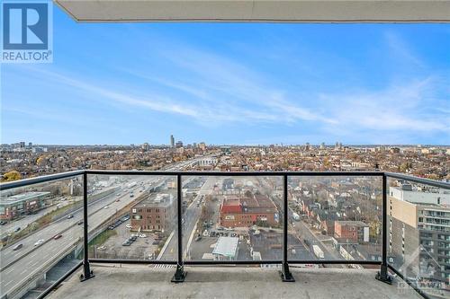 203 Catherine Street Unit#1805, Ottawa, ON - Outdoor With Balcony With View