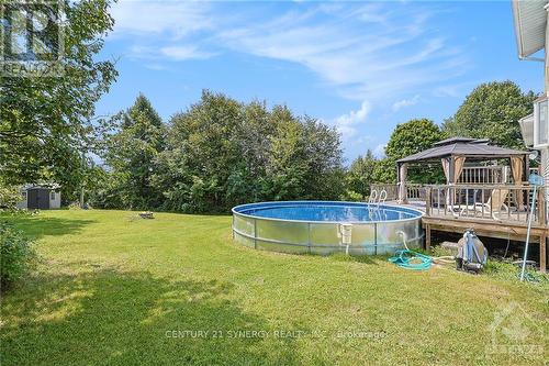 534 County Rd 1 Road, Elizabethtown-Kitley (814 - Elizabethtown Kitley (Old K.) Twp), ON - Outdoor With Above Ground Pool With Backyard