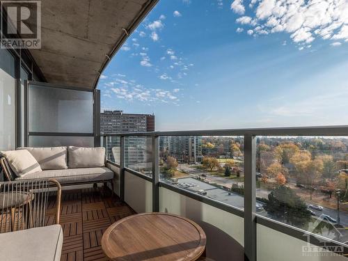 485 Richmond Road Unit#1010, Ottawa, ON - Outdoor With Balcony With View With Exterior