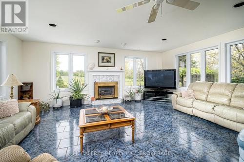 2118 County Road 9, Greater Napanee, ON - Indoor Photo Showing Living Room With Fireplace