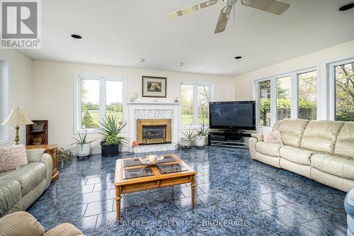 2118 County Road 9, Greater Napanee, ON - Indoor Photo Showing Living Room With Fireplace