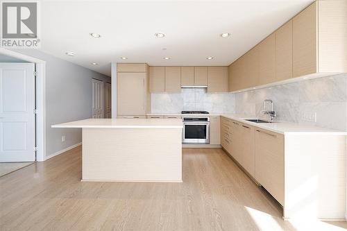 2508 6700 Dunblane Avenue, Burnaby, BC - Indoor Photo Showing Kitchen With Double Sink With Upgraded Kitchen