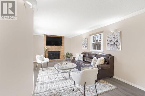 59 Roberts Crescent, Brampton, ON - Indoor Photo Showing Living Room With Fireplace