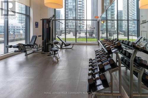 410 - 295 Adelaide Street W, Toronto, ON - Indoor Photo Showing Gym Room