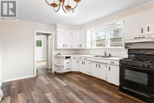 46 High Street W, Strathroy-Caradoc (Sw), ON - Indoor Photo Showing Kitchen With Double Sink