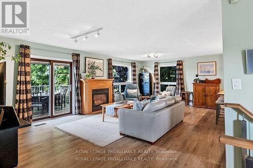 1 Wendy'S Lane, Brighton, ON - Indoor Photo Showing Living Room With Fireplace