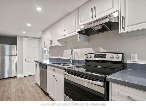 Lower-844 Charisma Cres, Oshawa, ON - Indoor Photo Showing Kitchen With Double Sink