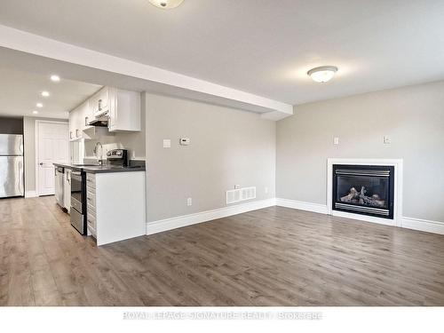 Lower-844 Charisma Cres, Oshawa, ON - Indoor With Fireplace