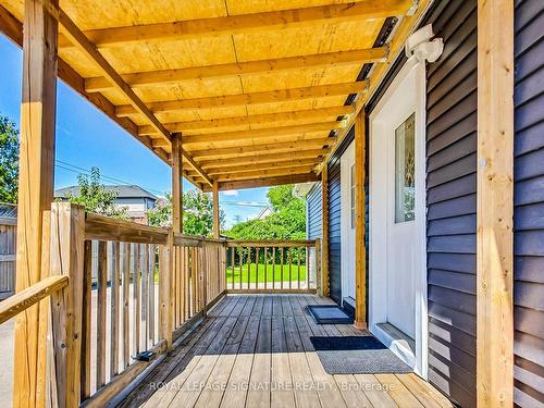 763 Tate Ave, Hamilton, ON - Outdoor With Deck Patio Veranda With Exterior