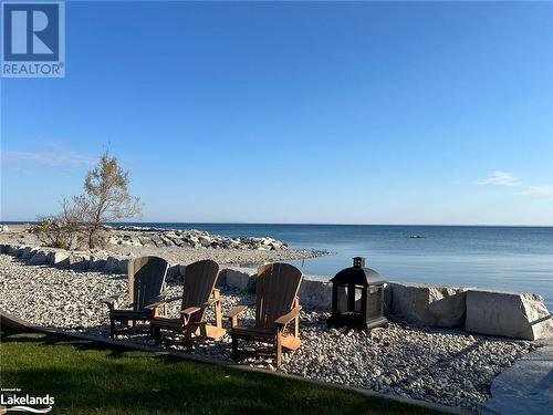 Water view with a view of the private beach - 16 Raglan Street E Unit# 211, Collingwood, ON - Outdoor With Body Of Water With View