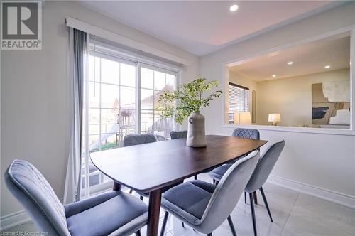 View of dining area - 1145 Riddell Crescent, Hamilton, ON - Indoor Photo Showing Dining Room