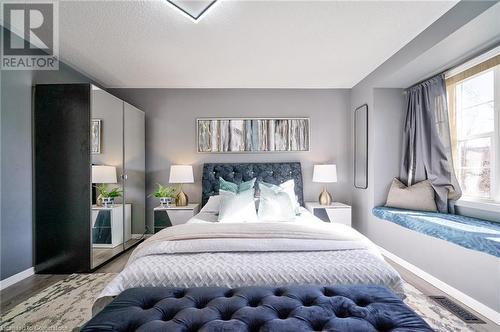 Bedroom with hardwood / wood-style floors - 1145 Riddell Crescent, Hamilton, ON - Indoor Photo Showing Bedroom