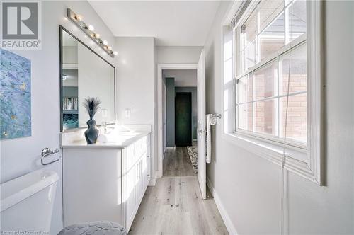 Hallway featuring light hardwood / wood-style flooring - 1145 Riddell Crescent, Hamilton, ON - Indoor Photo Showing Other Room