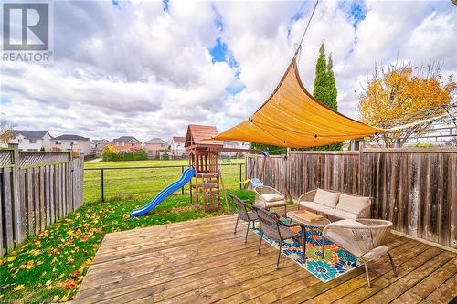 View of wooden deck - 1145 Riddell Crescent, Hamilton, ON - Outdoor With Deck Patio Veranda