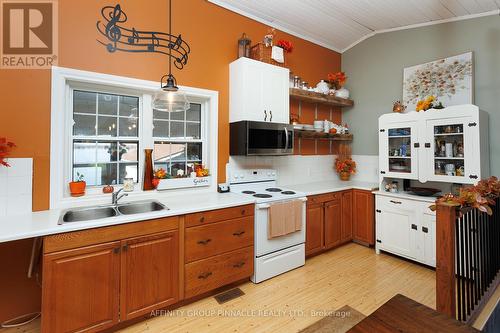 271 Snug Harbour Road, Kawartha Lakes (Lindsay), ON - Indoor Photo Showing Kitchen With Double Sink