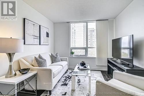 705 - 27 Rean Drive, Toronto, ON - Indoor Photo Showing Living Room