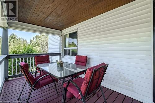 Cozy covered front porch - 631 Hillcrest Road, Simcoe, ON 