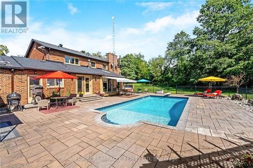 8166 Appleby Line, Milton, ON - Outdoor With In Ground Pool With Deck Patio Veranda