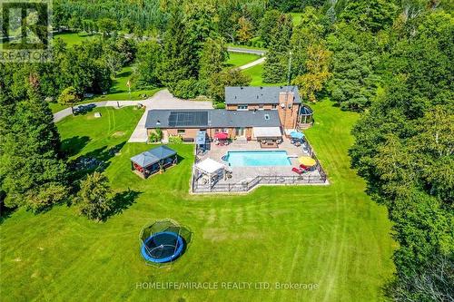 8166 Appleby Line, Milton, ON - Outdoor With In Ground Pool With View