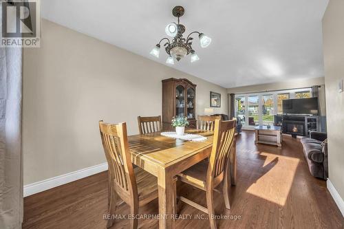 32 Morningside Drive, Hamilton, ON - Indoor Photo Showing Dining Room With Fireplace