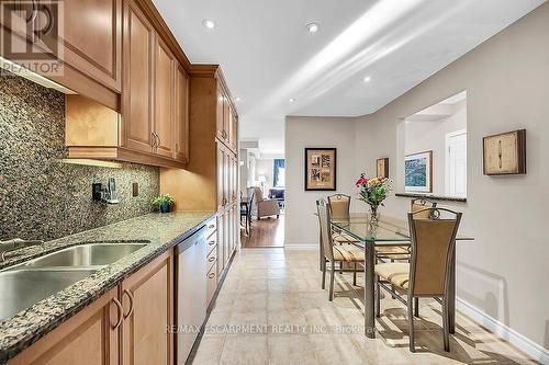 601 - 3000 Creekside Drive, Hamilton, ON - Indoor Photo Showing Kitchen With Double Sink