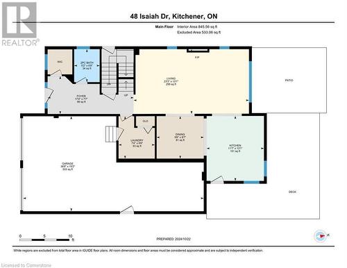 Floor plan - 48 Isaiah Drive, Kitchener, ON 