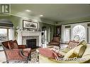 Wesbrook Crescent, Vancouver, BC  - Indoor Photo Showing Living Room With Fireplace 