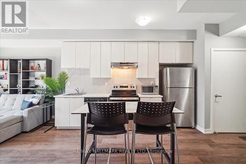 108 - 5155 Sheppard Avenue E, Toronto, ON - Indoor Photo Showing Kitchen With Stainless Steel Kitchen