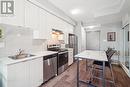 108 - 5155 Sheppard Avenue E, Toronto, ON  - Indoor Photo Showing Kitchen With Stainless Steel Kitchen With Upgraded Kitchen 