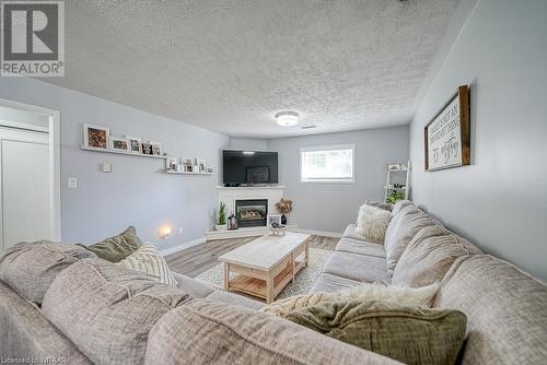 18 Windemere Avenue, Tillsonburg, ON - Indoor Photo Showing Living Room With Fireplace