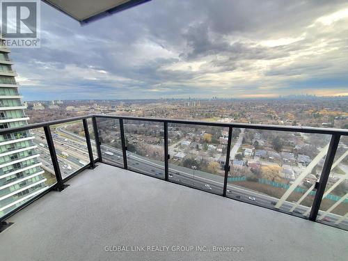 3502 - 95 Mcmahon Drive, Toronto, ON - Outdoor With Balcony With View