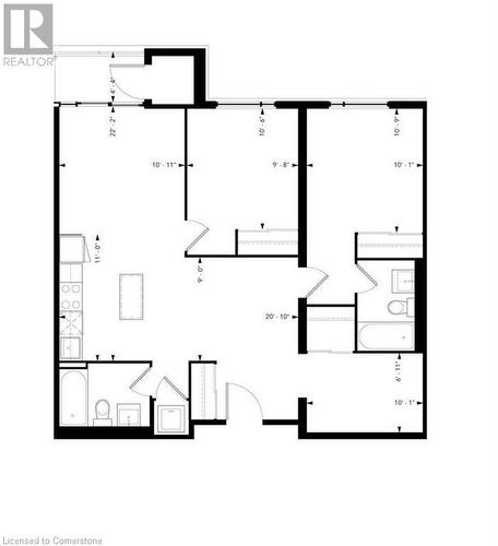 Floor plan - 50 Herrick Avenue Unit# 320, St. Catharines, ON 