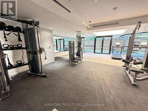 610 - 117 Broadway Avenue, Toronto, ON - Indoor Photo Showing Gym Room