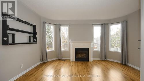 1035 Beatrice Street E, Oshawa, ON - Indoor Photo Showing Living Room With Fireplace