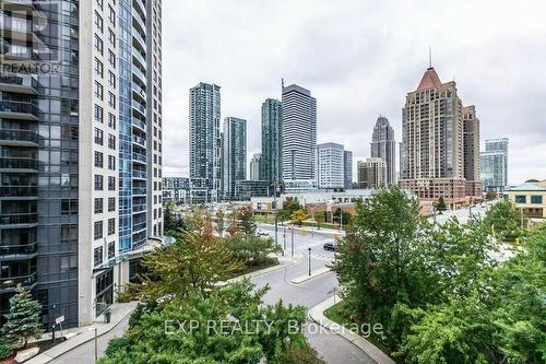 1613 - 310 Burnhamthorpe Road W, Mississauga, ON - Outdoor With Balcony With Facade