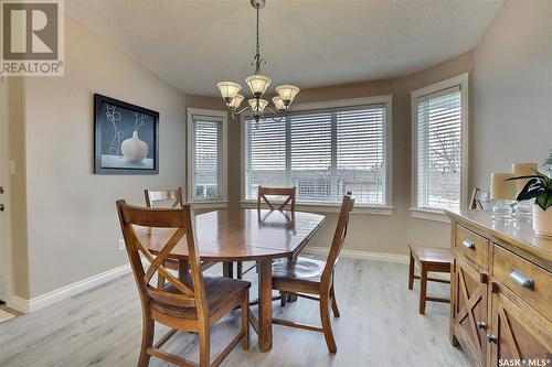 49 Qu'Appelle Crescent, Balgonie, SK - Indoor Photo Showing Dining Room