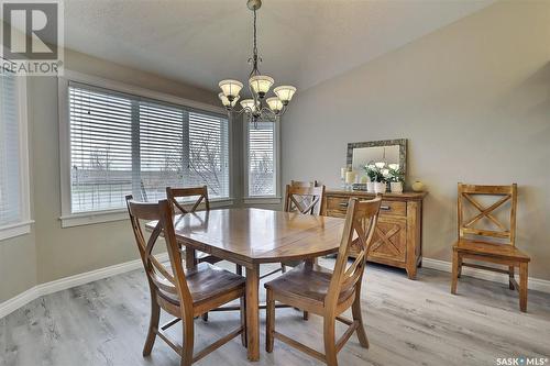 49 Qu'Appelle Crescent, Balgonie, SK - Indoor Photo Showing Dining Room