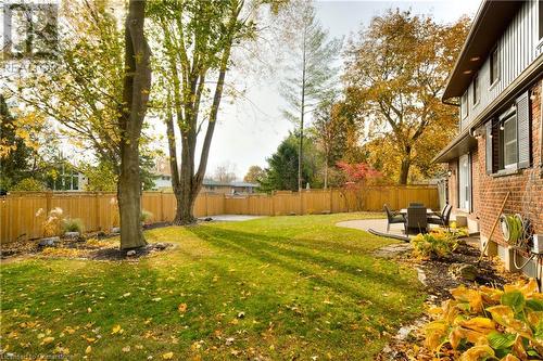 View of yard featuring a patio - 147 Dalewood Drive, Kitchener, ON 