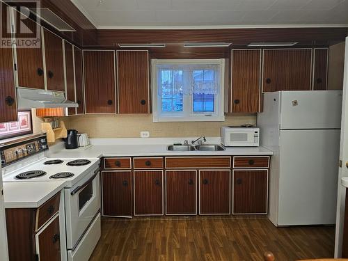 37 Legallais Street, Channel-Port Aux Basques, NL - Indoor Photo Showing Kitchen With Double Sink