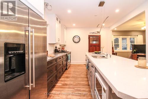 257 Carlisle Avenue, Peterborough (Ashburnham), ON - Indoor Photo Showing Kitchen With Double Sink