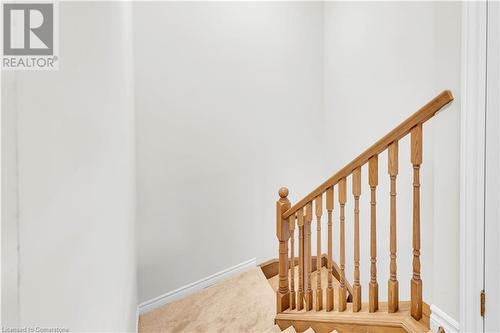 Stairs featuring carpet - 677 Park Road N Unit# 147, Brantford, ON 