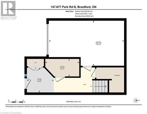 Floor plan - 677 Park Road N Unit# 147, Brantford, ON 