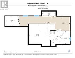 Floor plan - Basement with large workshop and rec room area - 